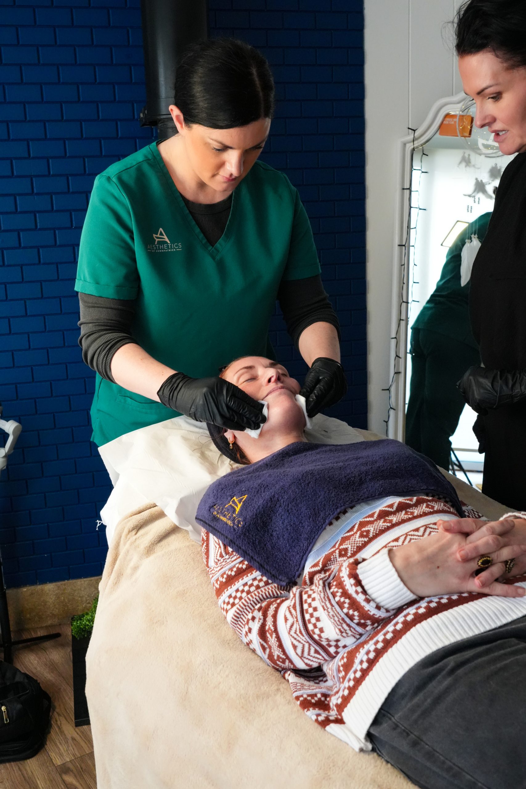 Calm treatment room at Aesthetics of Downpatrick